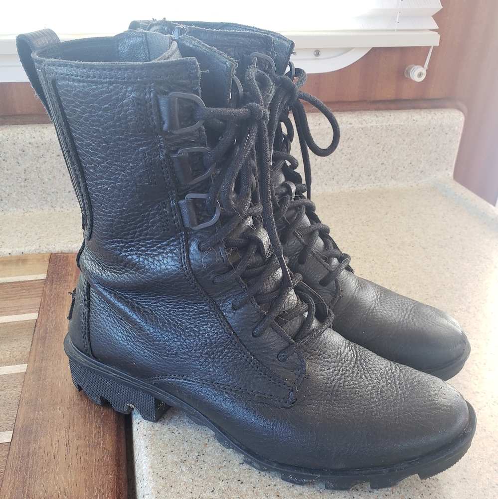 Sorel Phoenix Lace Zip Up Combat Boot
